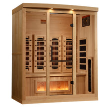 Load image into Gallery viewer, Golden Designs Reserve 4 Person Near Zero EMF Full Spectrum Infrared Sauna, GDI-8040-03