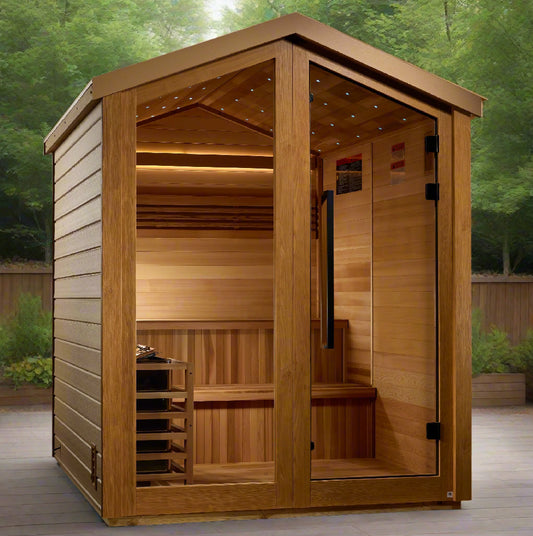 Golden Designs Kaarina Outdoor Traditional Sauna, GDI-8506-01