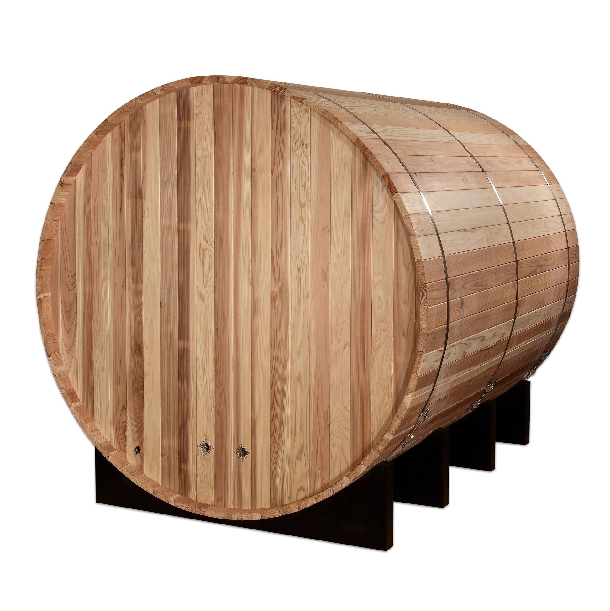 Golden Designs Klosters 6 Person Barrel Sauna - Rear