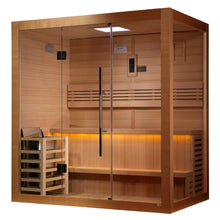 Load image into Gallery viewer, Golden Designs Forssa Indoor Traditional Sauna, Left Side