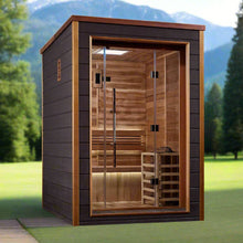 Load image into Gallery viewer, Golden Designs Narvik 2 Person Traditional Cedar Sauna