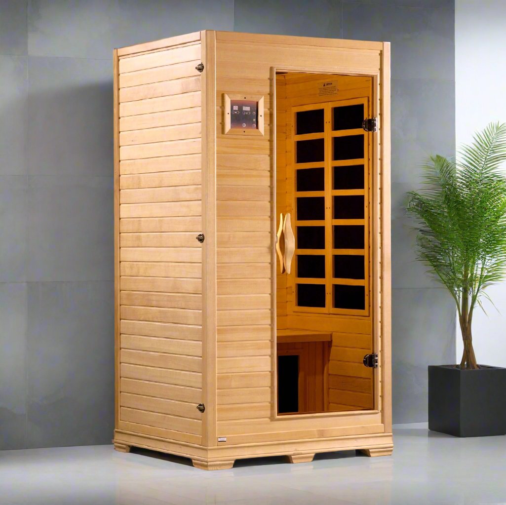 Golden Designs Studio Elite 1-2 Person Near Zero Far Infrared Sauna GDI-6109-01 Elite