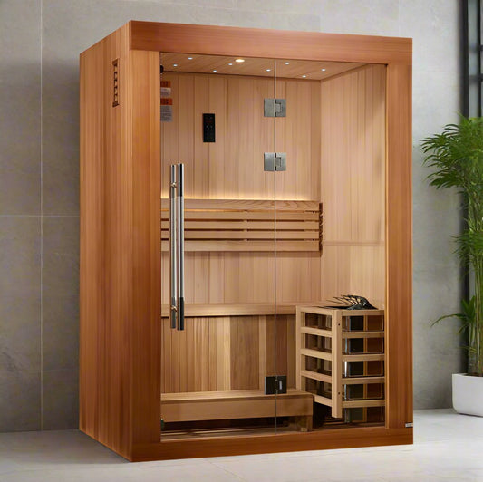 Golden Designs Sundsvall Edition 2 Person Traditional Sauna 