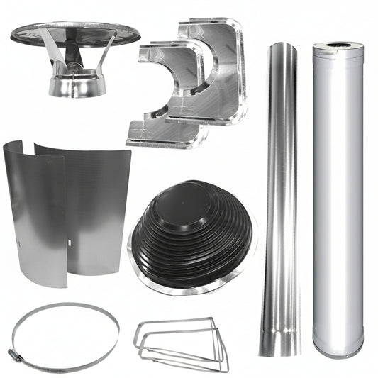 Harvia WHP1000500 Chimney Kit for Flat Roof