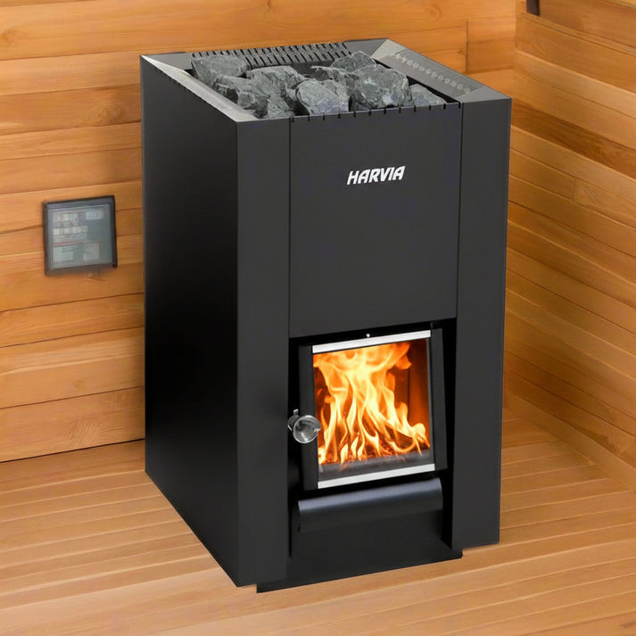 Harvia Linear 16 Wood Burning Sauna Stove – Sun Valley Saunas
