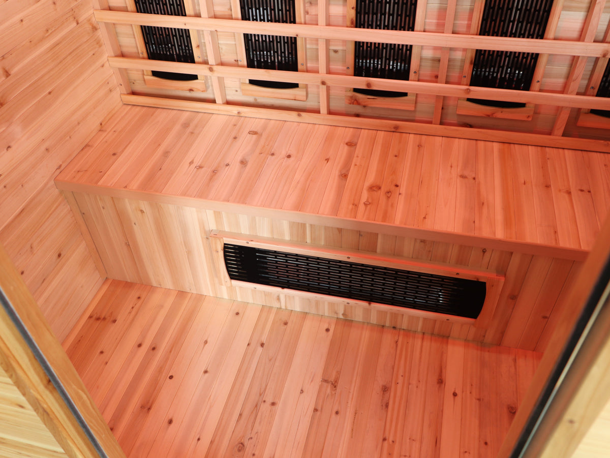 SunRay Cayenne Outdoor Infrared Sauna Bench