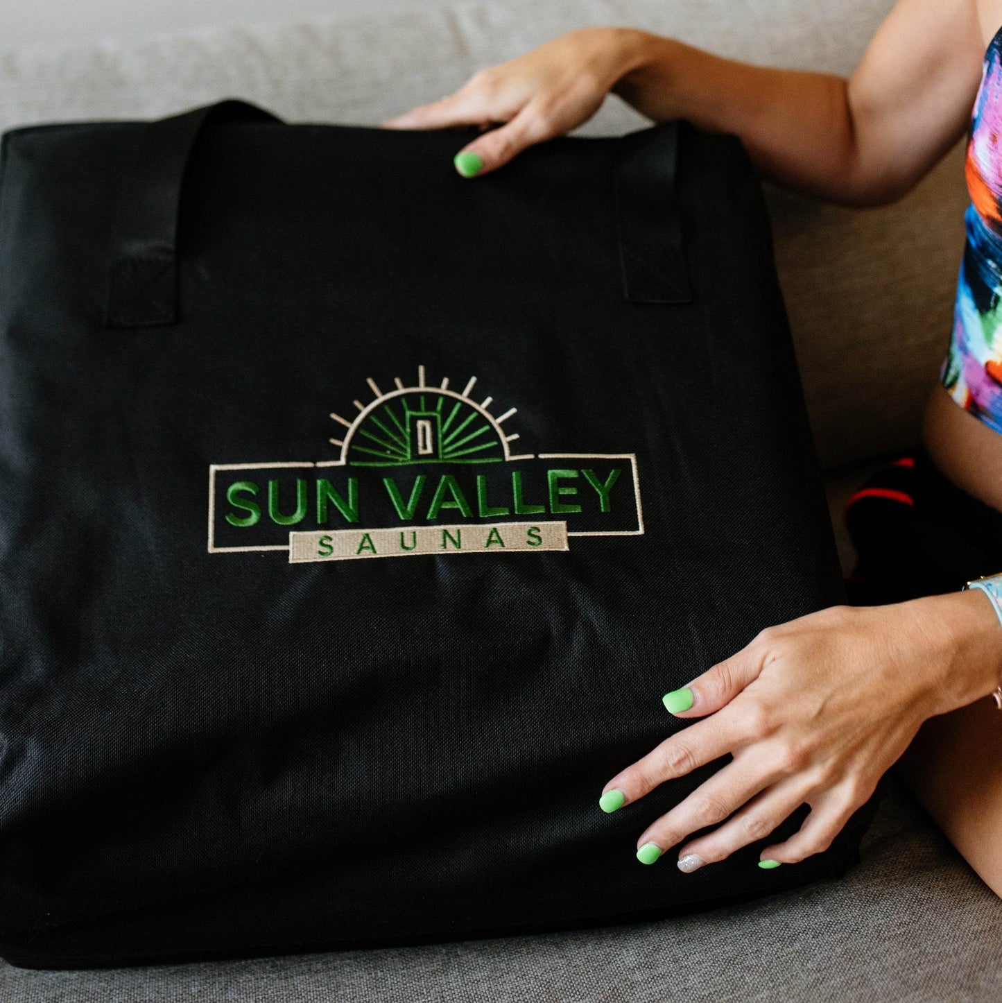 Infrared Sauna Blanket Canvas Tote Bag