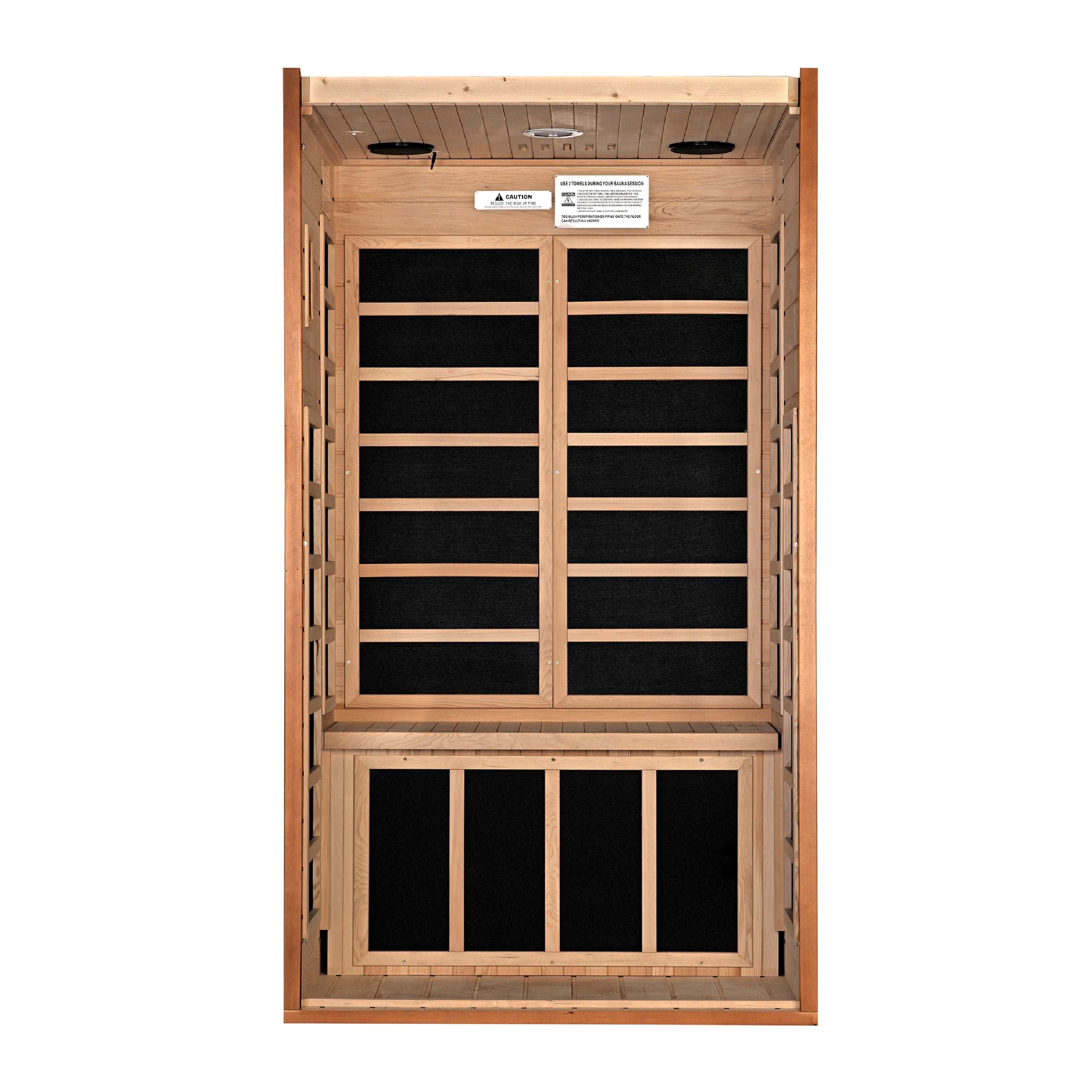 Dynamic Saunas Avila 1-2 Person Low EMF Far Infrared Sauna – Sun
