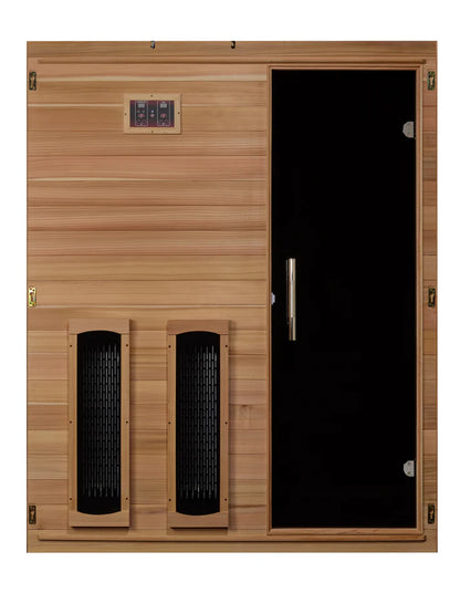 Interior Panel of the Maxxus S Line 3 Person Full Spectrum Infrared Sauna