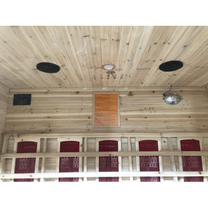 Interior of SunRay Saunas Cayenne Outdoor Infrared Sauna 2