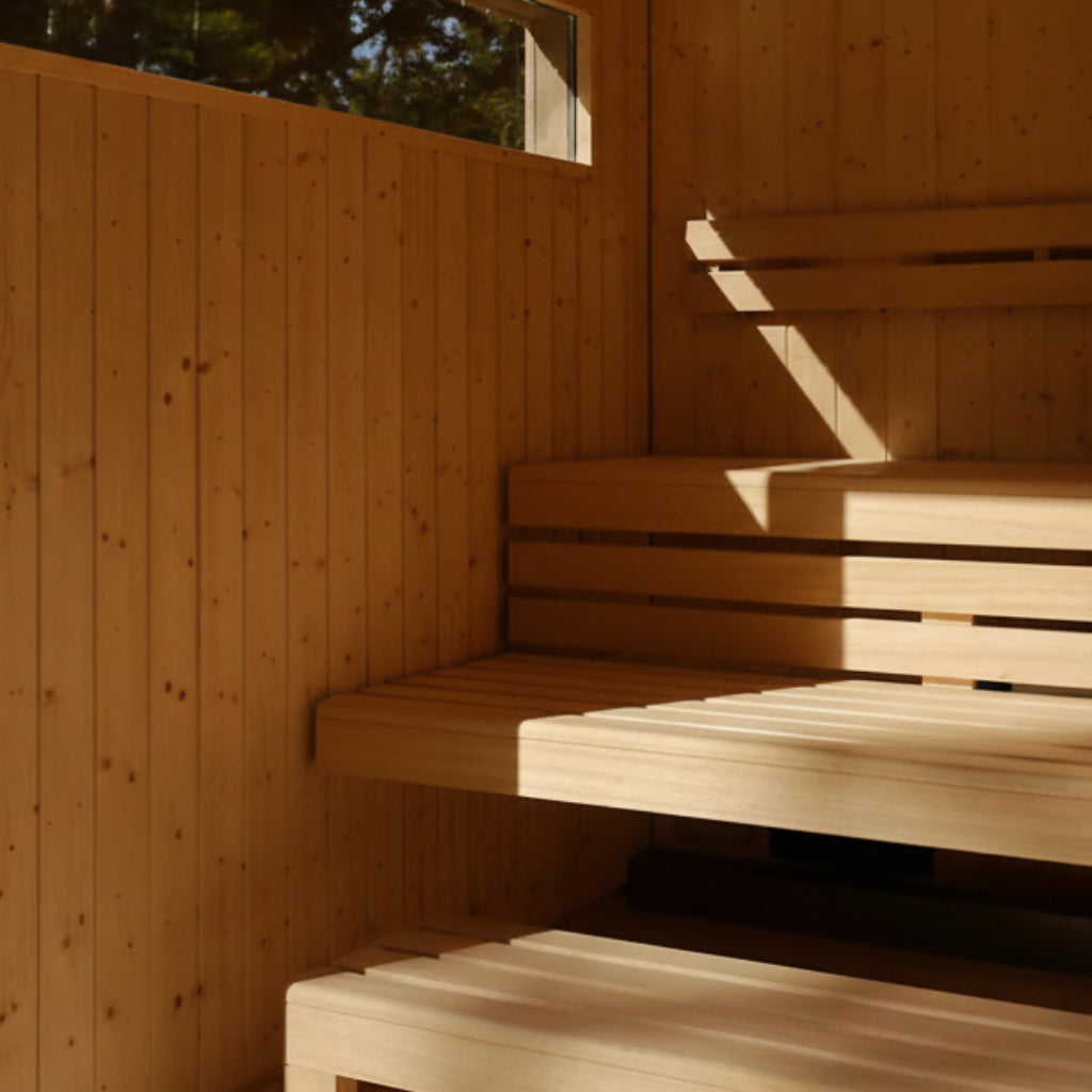 Koher C2 6 Person Outdoor Traditional Sauna-Inside Seating