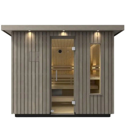 Koher C2 6 Person Outdoor Traditional Sauna-front view