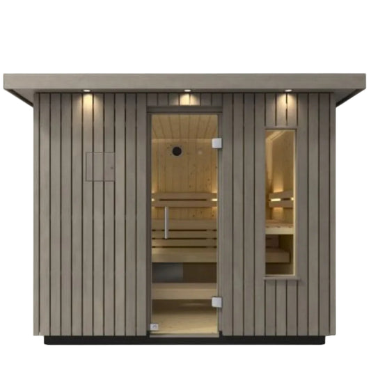 Koher C2 6 Person Outdoor Traditional Sauna-front view