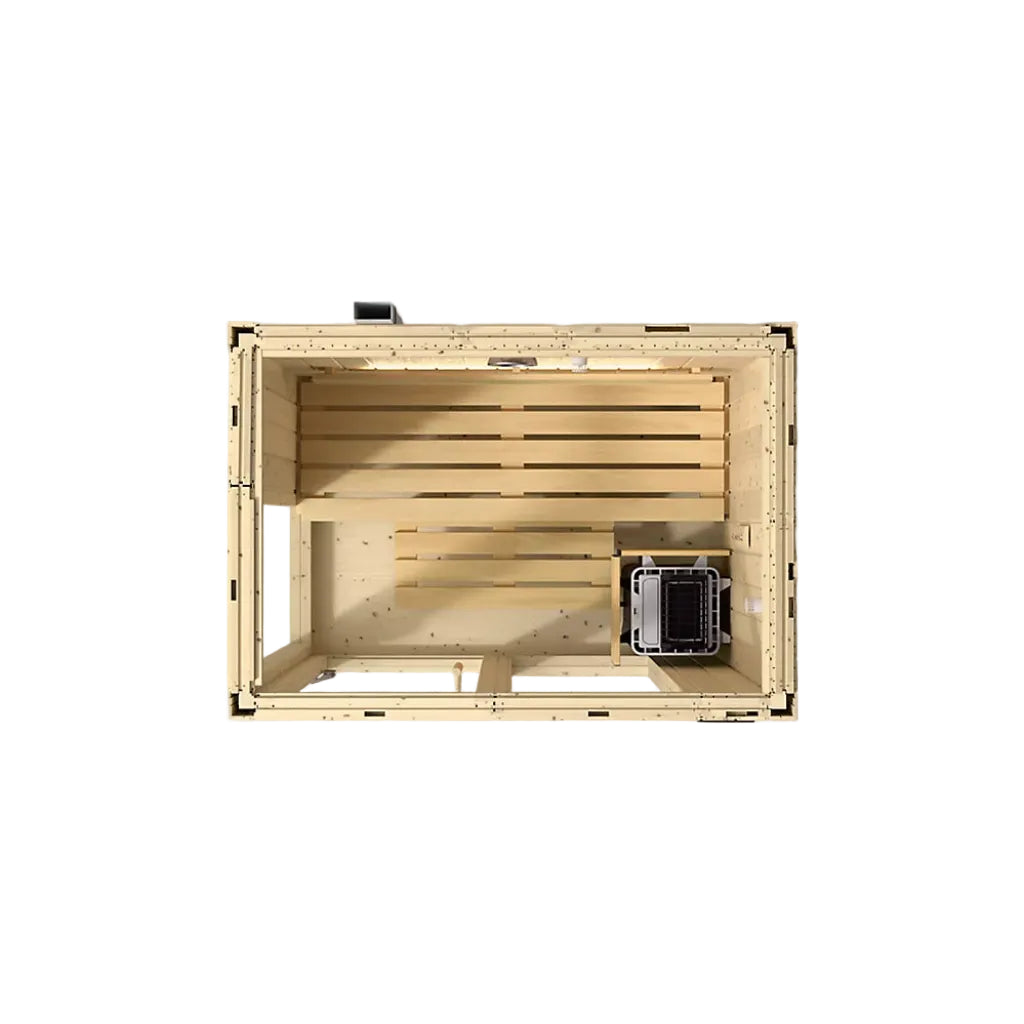 Kohler C1 2 Person Outdoor Sauna Without Floor- Top