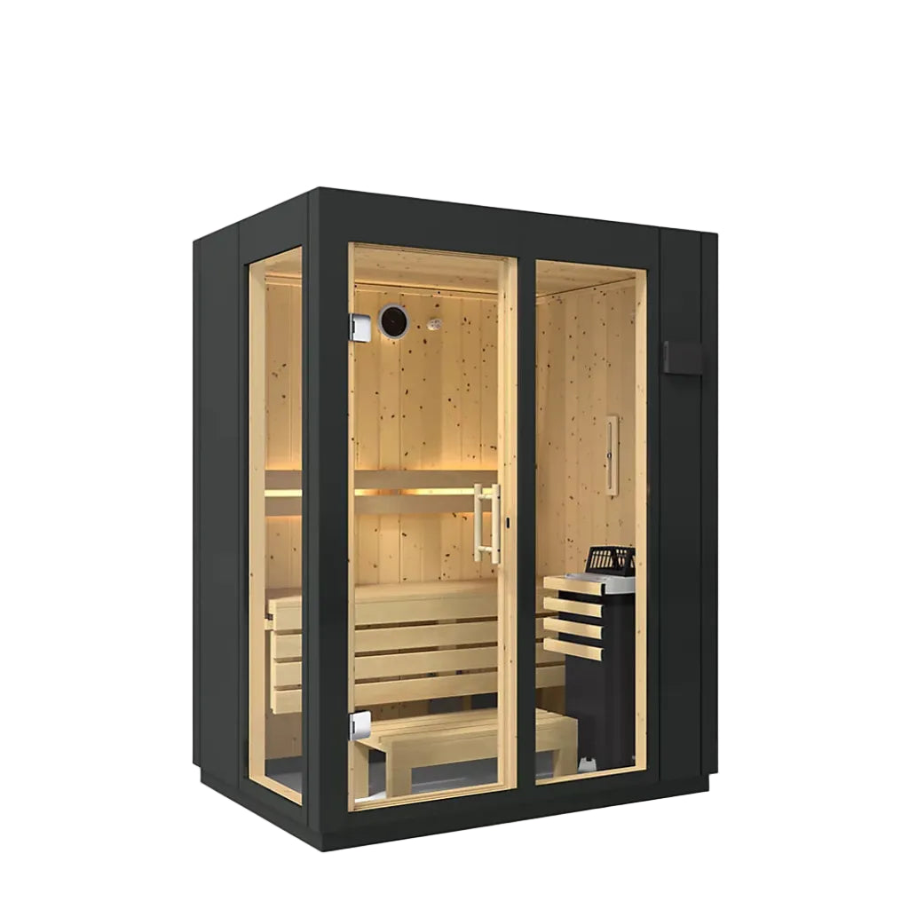 Kohler C1 3 Person Indoor Traditional Sauna-angled view