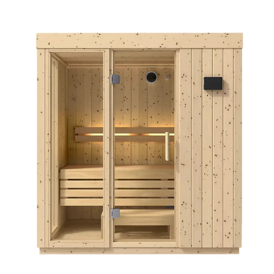 Kohler C1 3-person indoor sauna with floor
