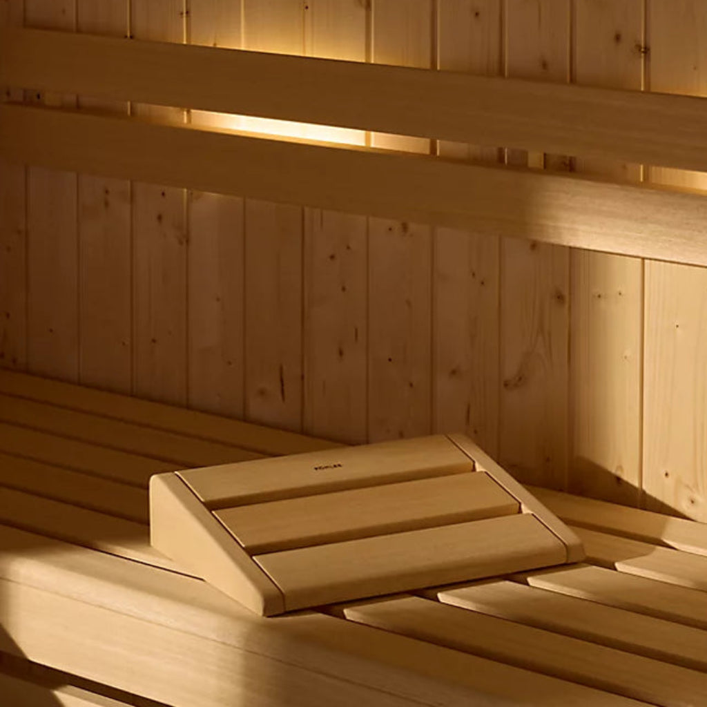 Kohler C1 Indoor traditional 3 person sauna- headrest