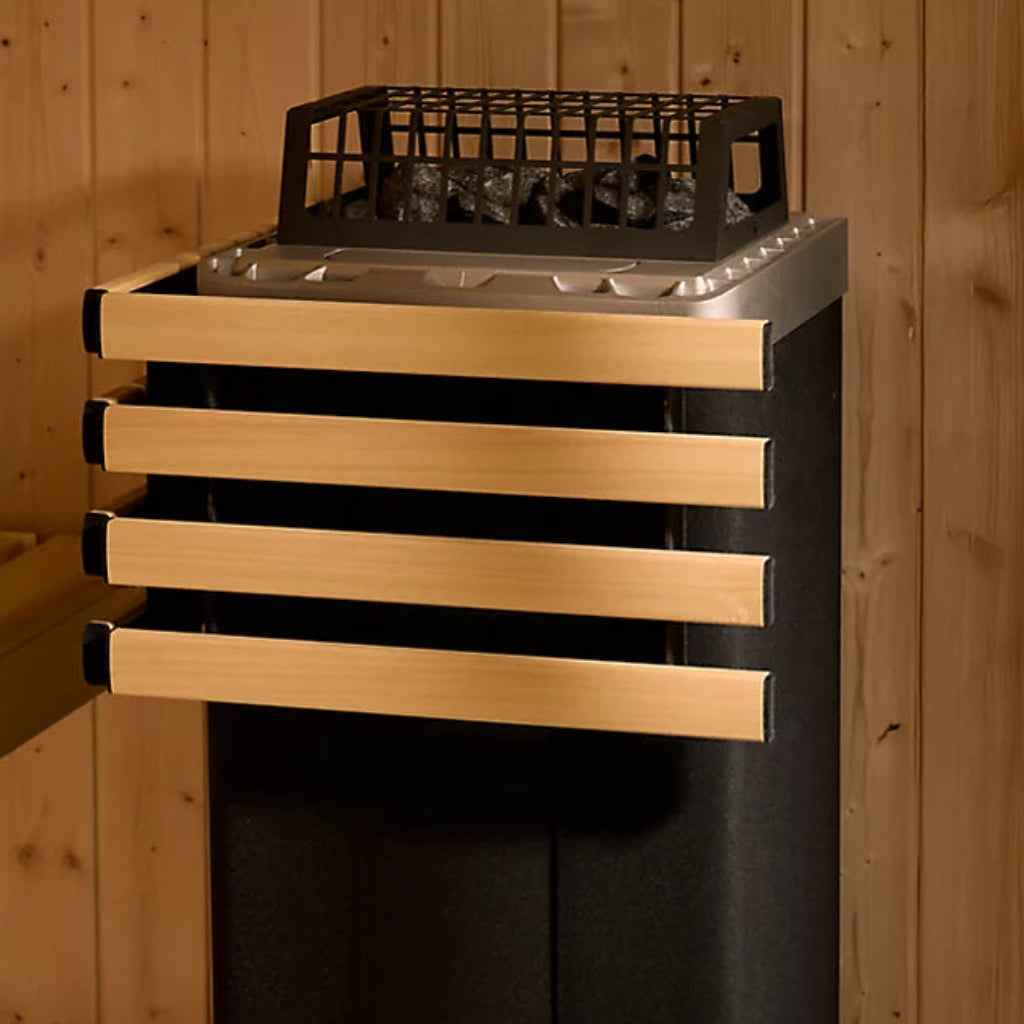 Kohler C1 Indoor traditional 3 person sauna- heater guard