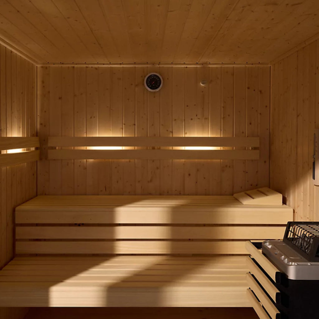 Kohler C1 3-person indoor sauna- Inside Benches