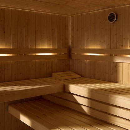 Kohler C1 5 person indoor sauna with floor-inside seating