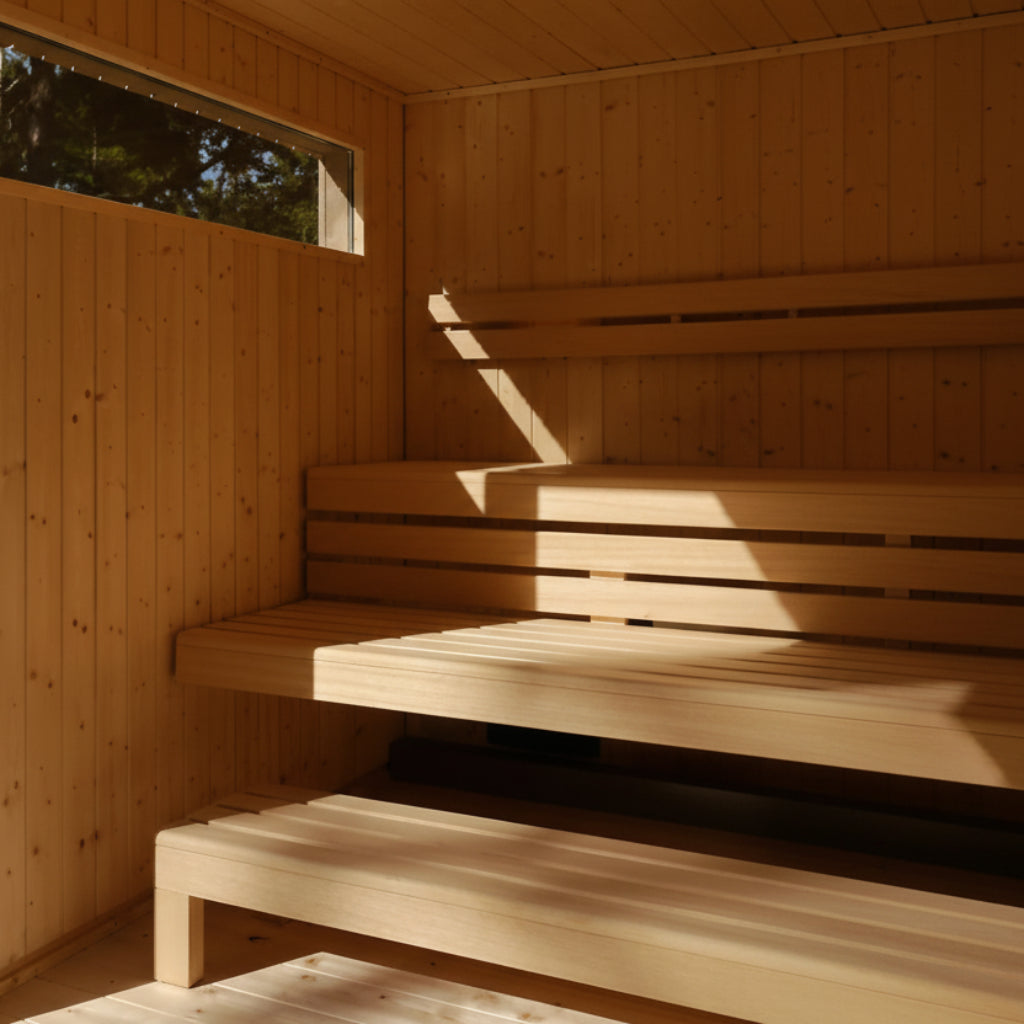 Kohler C1 Outdoor Traditional Sauna-benches