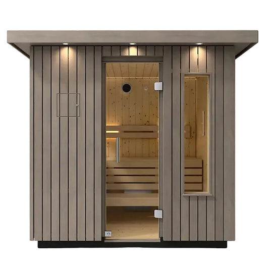 Kohler C2 3 Person Indoor Traditional Sauna Gray