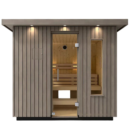 Kohler C2 5 Person Outdoor Traditional Sauna-front view