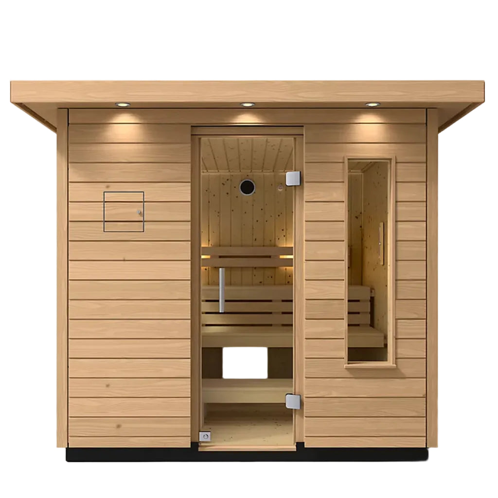 Kohler C2 Outdoor Traditional Sauna-front view