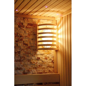 Light in SunRay Saunas Rockledge Traditional Sauna