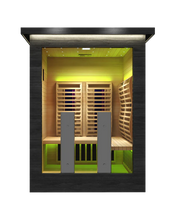 Load image into Gallery viewer, Sun Home Saunas Luminar 2 Person Outdoor Infrared Sauna