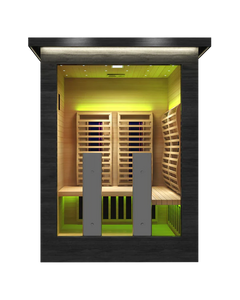 Sun Home Saunas Luminar 2 Person Outdoor Infrared Sauna