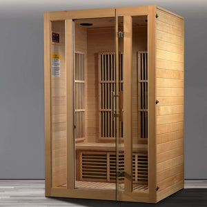 Maxxus "Seattle" 2 Person FAR Infrared Sauna MX-J206-01 Indoors