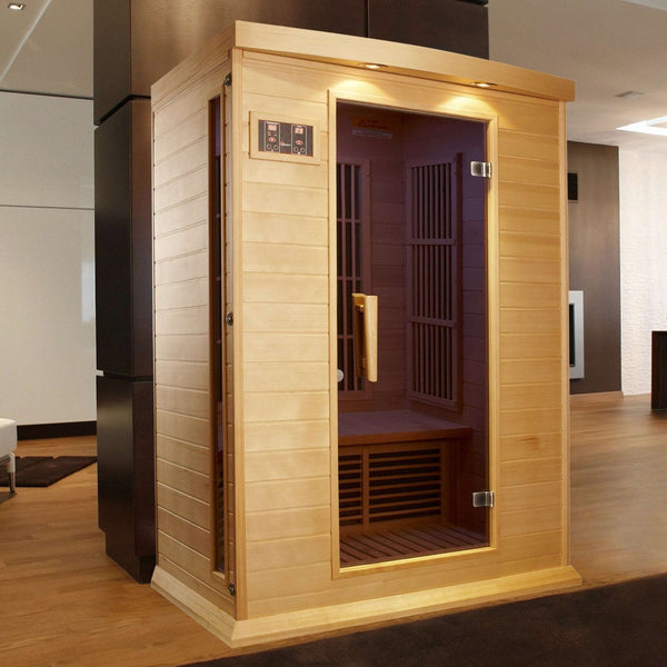 【Nari】L SAGA VANISHING mk2 Maxxus 2 Person Low EMF FAR IR Sauna (MX-K206-01) – Golden
