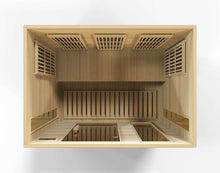 Load image into Gallery viewer, Maxxus 3 Person Low EMF FAR Infrared Sauna MX-K306-01 Top View