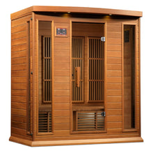 Load image into Gallery viewer, Maxxus 4 Person Near Zero EMF FAR Infrared Canadian Red Cedar Sauna MX-K406-01-ZF CED, Montilemar Edition