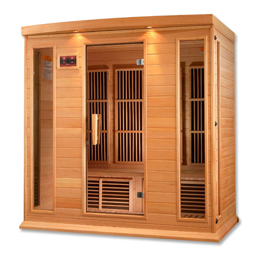 Maxxus Saunas 4 Person Low EMF FAR Infrared Sauna MX-K406-01