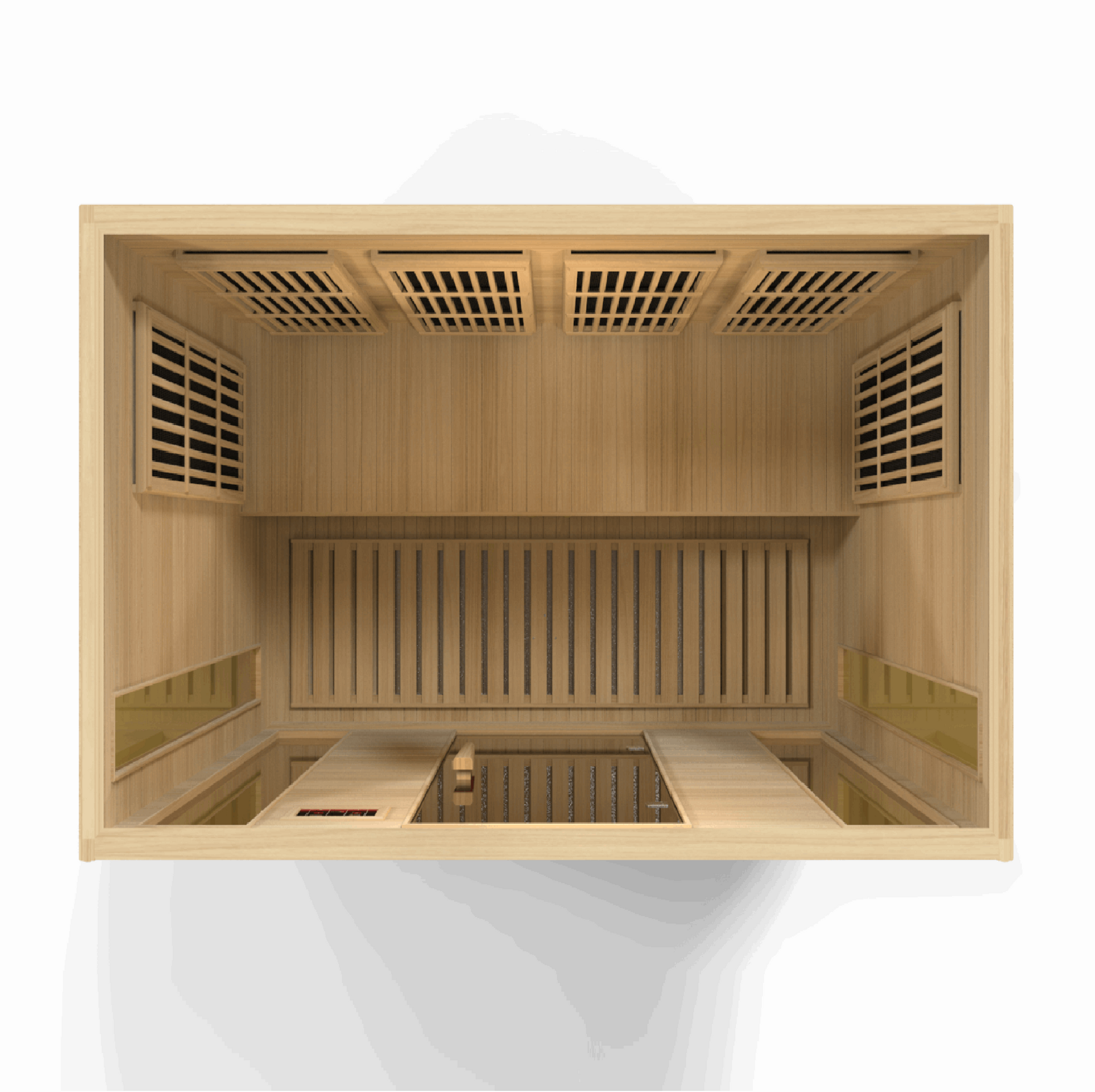 Maxxus 4 Person Low EMF FAR Infrared Sauna MX-K406-01 Top View