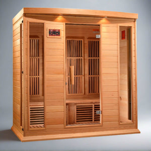 Maxxus Saunas 4 Person Low EMF FAR Infrared Sauna MX-K406-01