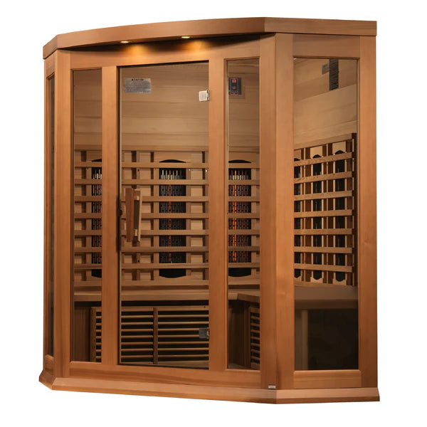 Maxxus Saunas 3 Person Full Spectrum Infrared Sauna - Corner Unit
