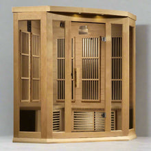 Load image into Gallery viewer, Maxxus 3 Person Corner Near Zero EMF Far Infrared Sauna MX-K356-01-ZF