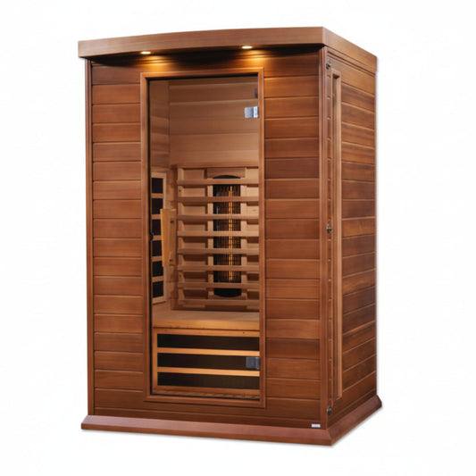Maxxus 2 Person Full Spectrum Near Zero EMF Infrared Sauna, MX-M206-FS CED