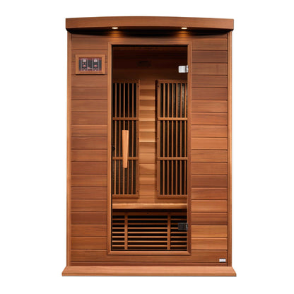 Maxxus 2 Person Near Zero EMF FAR Infrared Sauna MX-K206-01-ZF CED on white background