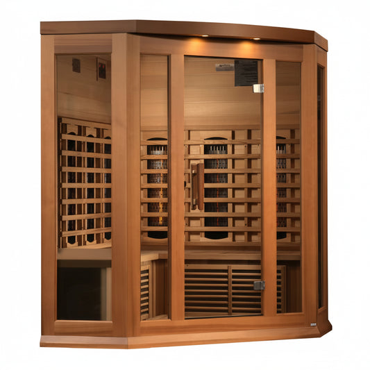 Maxxus Saunas 3 Person Full Spectrum Infrared Sauna - Corner Unit 2