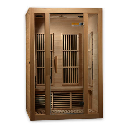 Maxxus "Seattle" Elite 2 Person Near Zero EMF Far Infrared Sauna MX-J206-01-ZF Front View 2