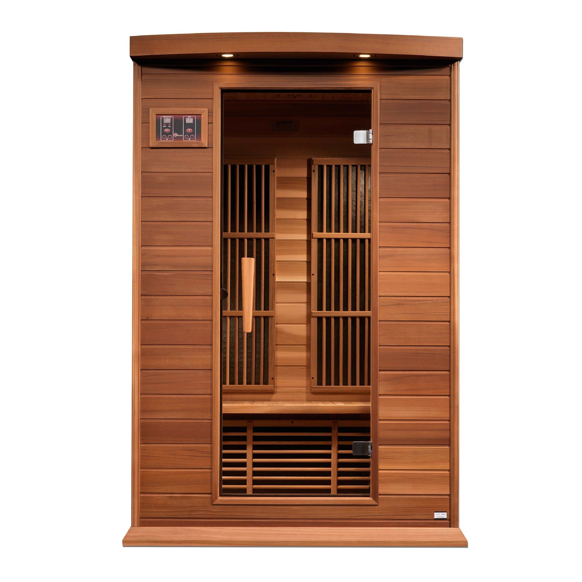 Maxxus 2 Person Near Zero EMF FAR Infrared Sauna MX-K206-01-ZF CED on white background
