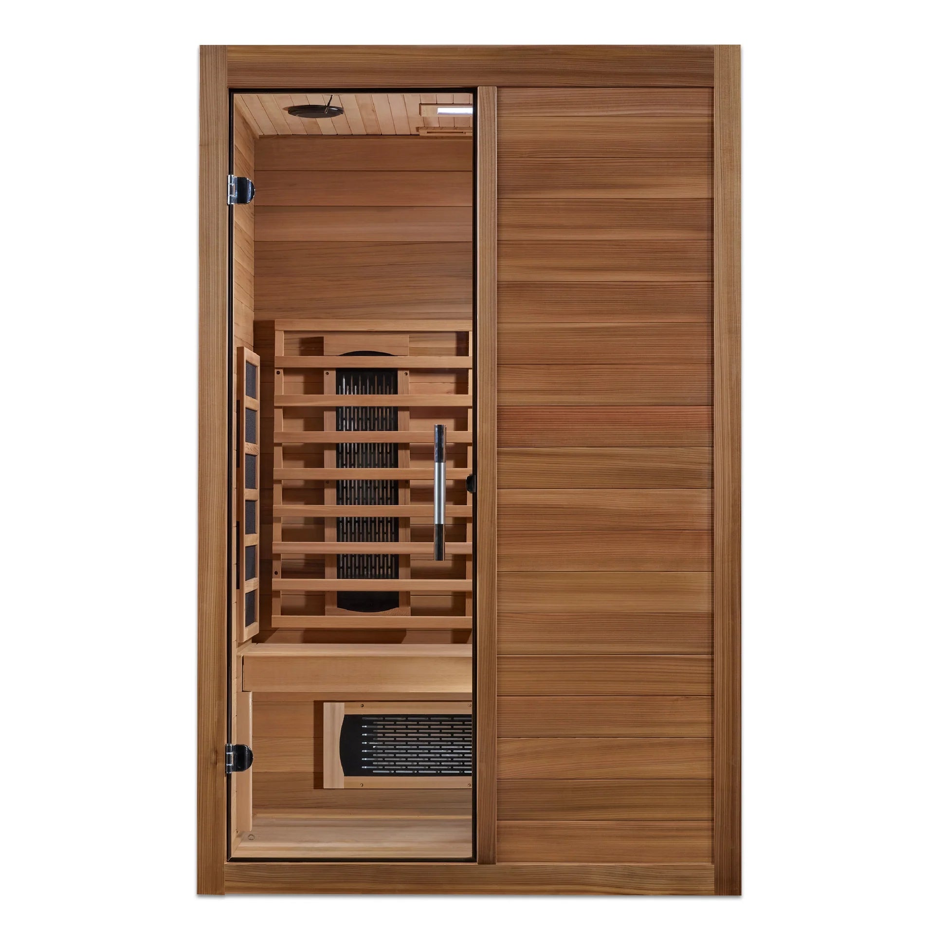 Maxxus S Line 2 Person Full Spectrum Infrared Sauna on white background