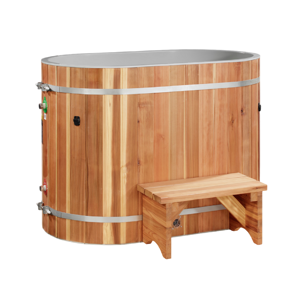 Dynamic Cold Therapy Oval Barrel Cold Plunge - Pacific Cedar