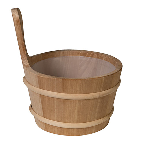 SaunaLife Sauna Bucket And Ladle With Thermometer – Sun Valley Saunas
