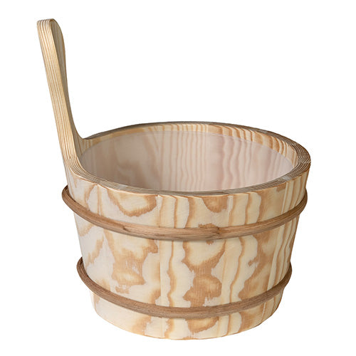 SaunaLife Sauna Bucket And Ladle With Thermometer – Sun Valley Saunas