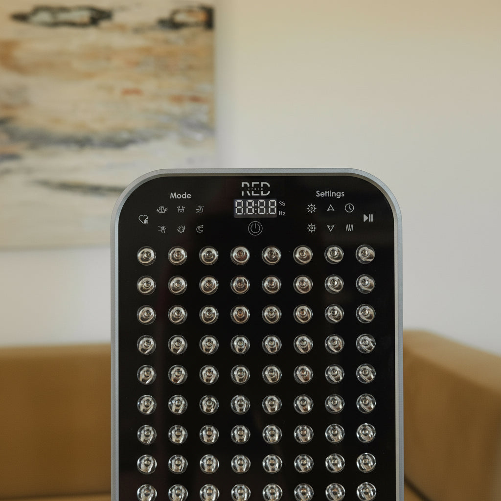 Renew Red Light Panel Up Close